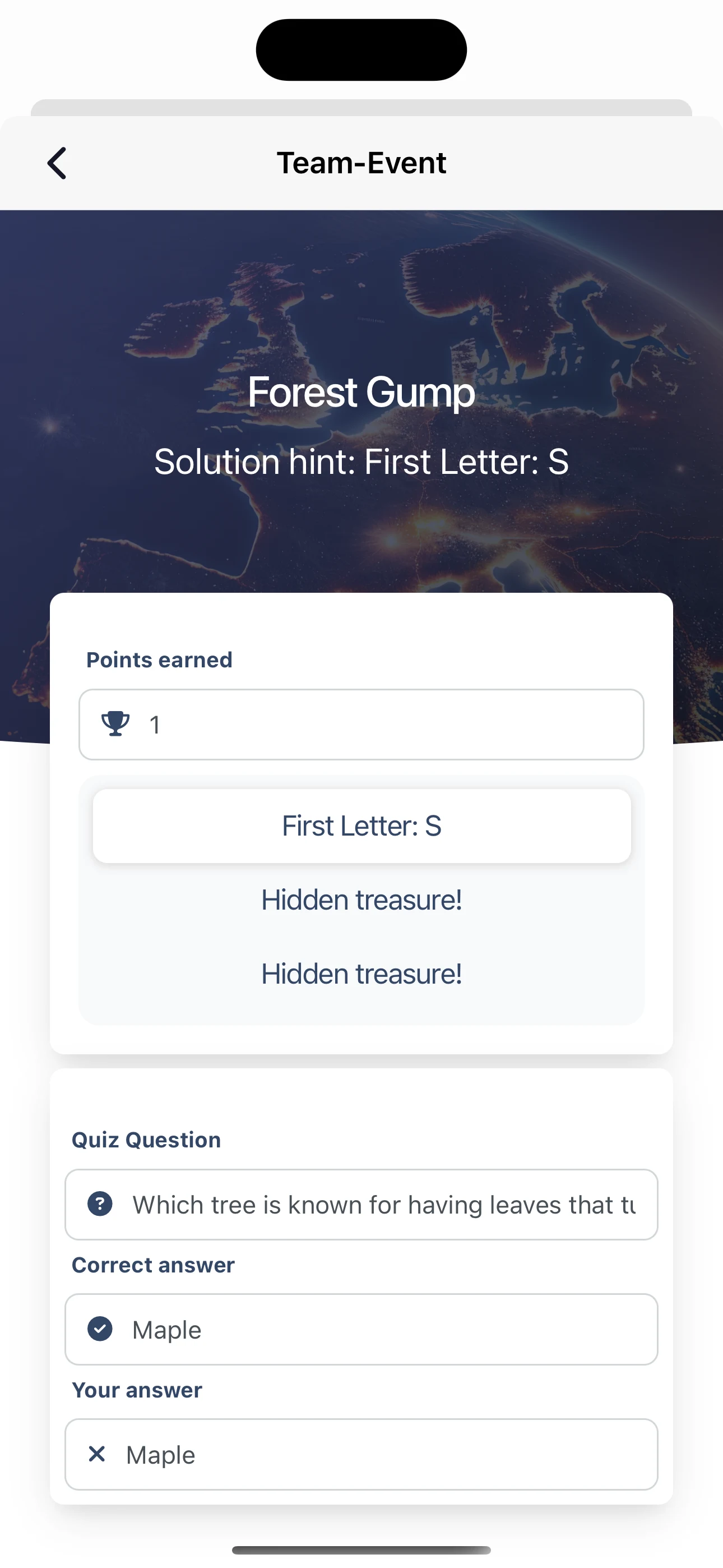 Geocaching Radar Treasure Hunt screenshot