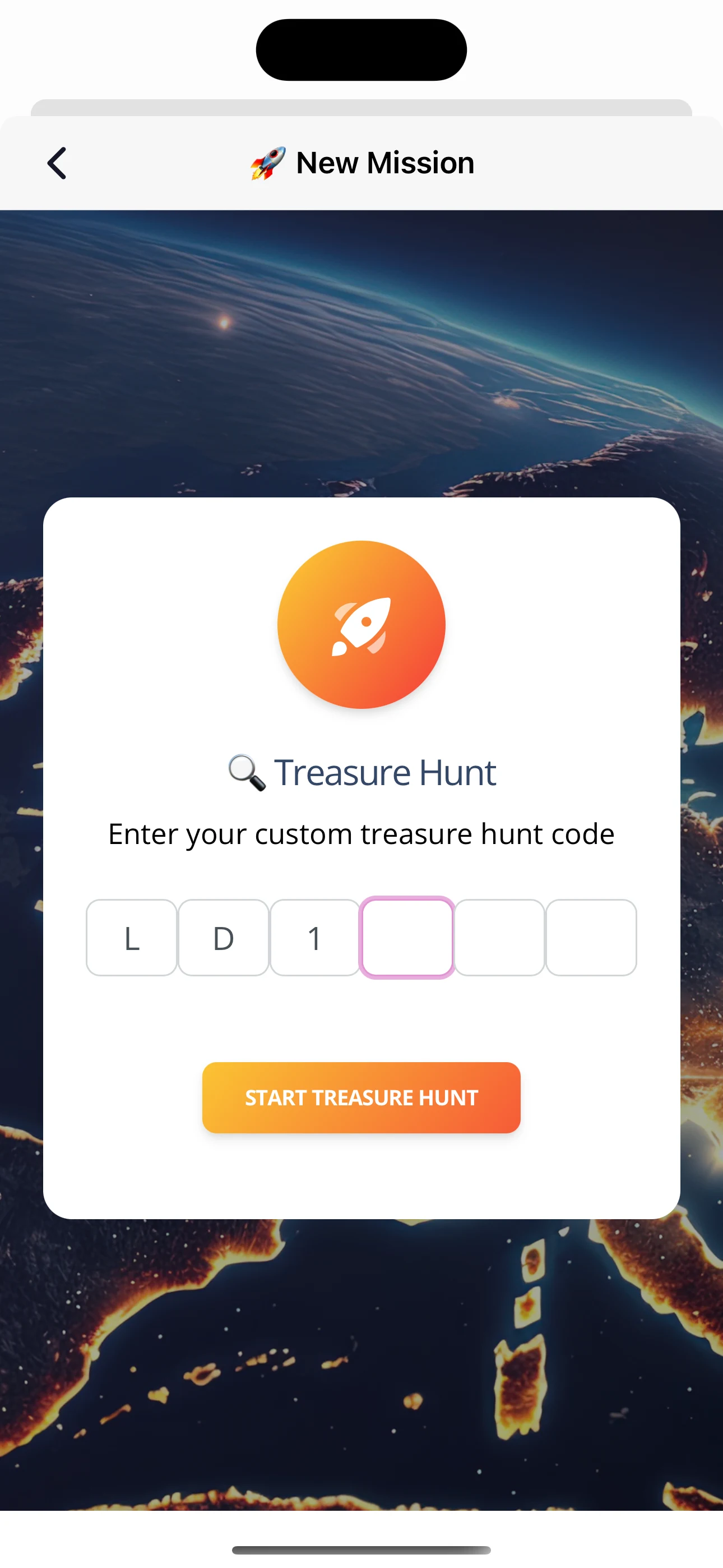 Geocaching Radar Treasure Hunt screenshot